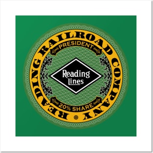 Reading Railroad Company (18XX Style) Posters and Art